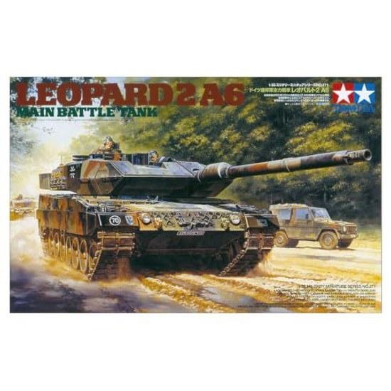 Tamiya 1 35 Military Miniature Series No. 271 German Federal Army Main Battle Tank Leopard 2 A6 Plastic Model 35271