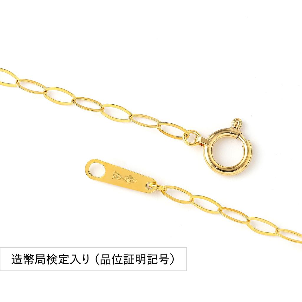 24K Pure Gold Chain Necklace, 50cm, Approx. 1.80g, Certified by the Japan Mint Bureau, 24K Gold