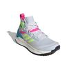 Adidas Terrex Free Hiker Primeblue Bleu Halo Jaune Rose Criard Baskets Femme Jaune Hi-Res FY7336