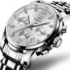 Olevs Fashionable Watches for Men Popular Arm Watches Waterproof Analog Business Adjustable Watches Quartz Sports Fashion Watches Chronograph Watches