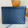 [Pre-Owned] Pochette Voyage MM 'Black Damier Graphite Canvas' - Excellent #1WL40PW