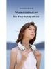 USB Rechargeable Neck-Hanging Bladeless Fan - Portable Handheld for Office & Sports