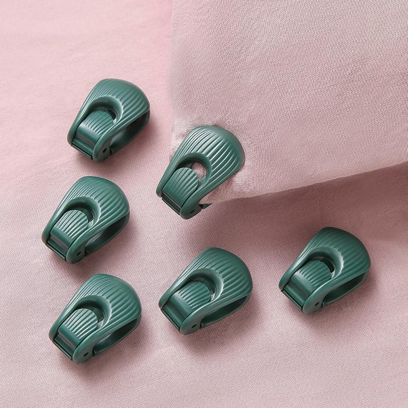 6Pcs Bed Sheet Cover Holder Pegs Non-slip Blanket Fastener Clip Buckle Anti-slip Duvet Fasteners Bed Clips Fixer