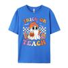 Trick Or Teach Cremefarbenes T-Shirt Benutzerdefiniertes T-Shirt Grafik Mode T-Shirt Unisex Bedrucktes T-Shirt Unisex Kleidung
