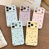 Large Heart Star Soft Case for Apple 17 Pro Max - Full Coverage for 16, 15, 14, 13 Pro
