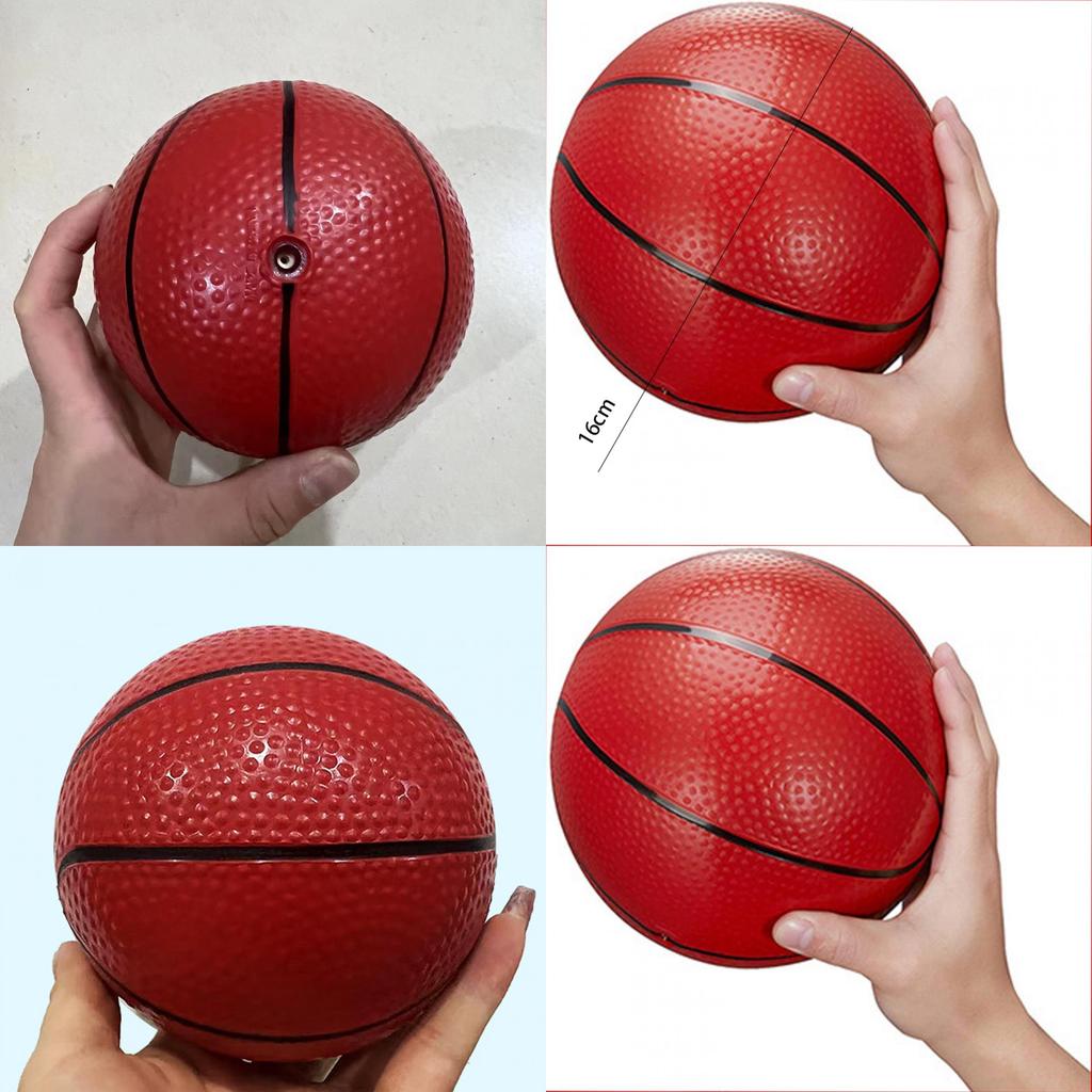 Soft Pvc Infant Baby Grabbing Small Basketball Inflatable Elastic Toy Ball 12cm For Children