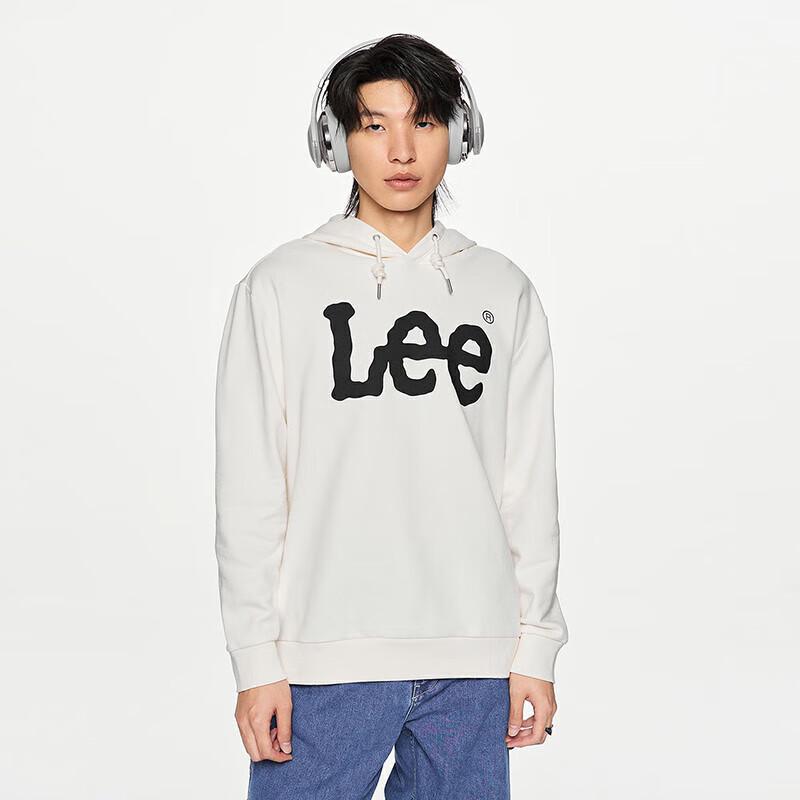 Lee Men's Logo Hooded Long-Sleeve Sweatshirt