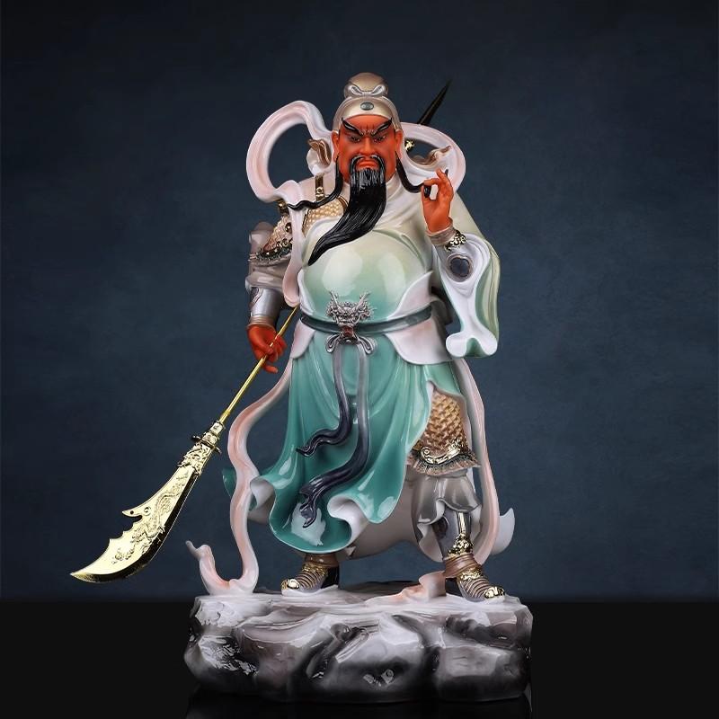 12inch Garanweituo Bodhisattva Home Offerings of Buddha Statues Resin Crafts 1pcs Weituo Protector Buddhist Hall Decoration