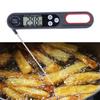 Digital Food Thermometer Ly Read Accurate Foldable Food BBQ Grill Cooking Temperature Meter with Battery
