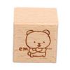 Cartoon Pattern Wood Stamp Beech Wood Rubber Animal Stamp for Crafting Clear Imprints