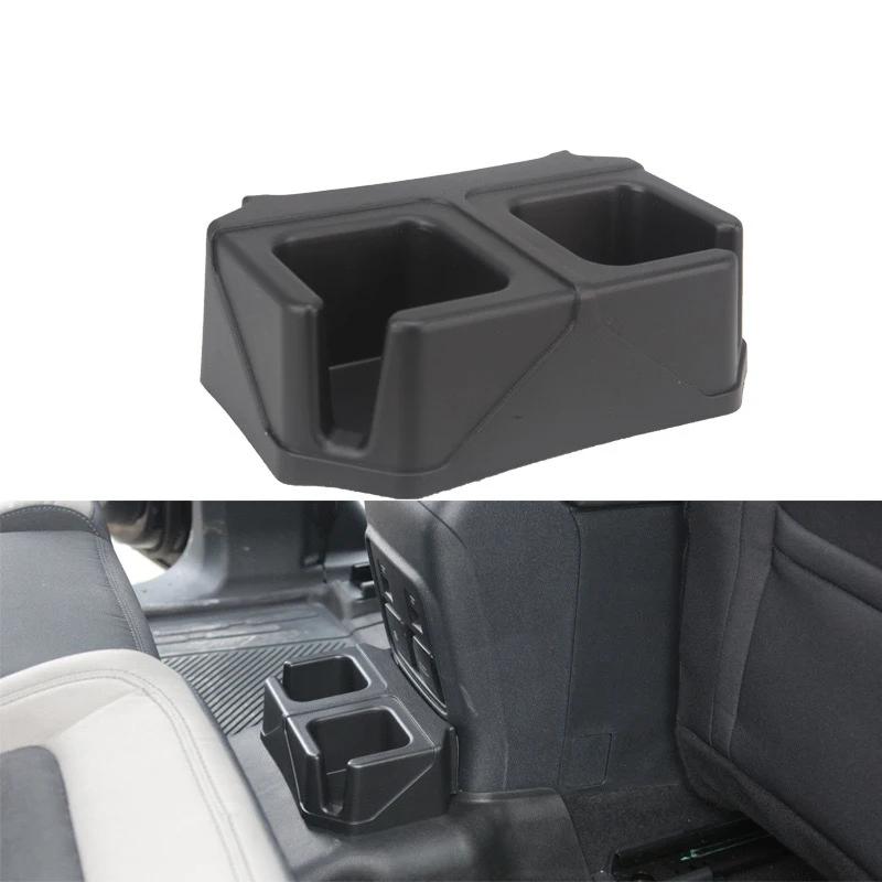 Car Rear Water Cup Holder Drink Bracket Stowing Tidying for Ford Bronco 2025 2025 2025 2/4 Door Storage Box Interior Accessories
