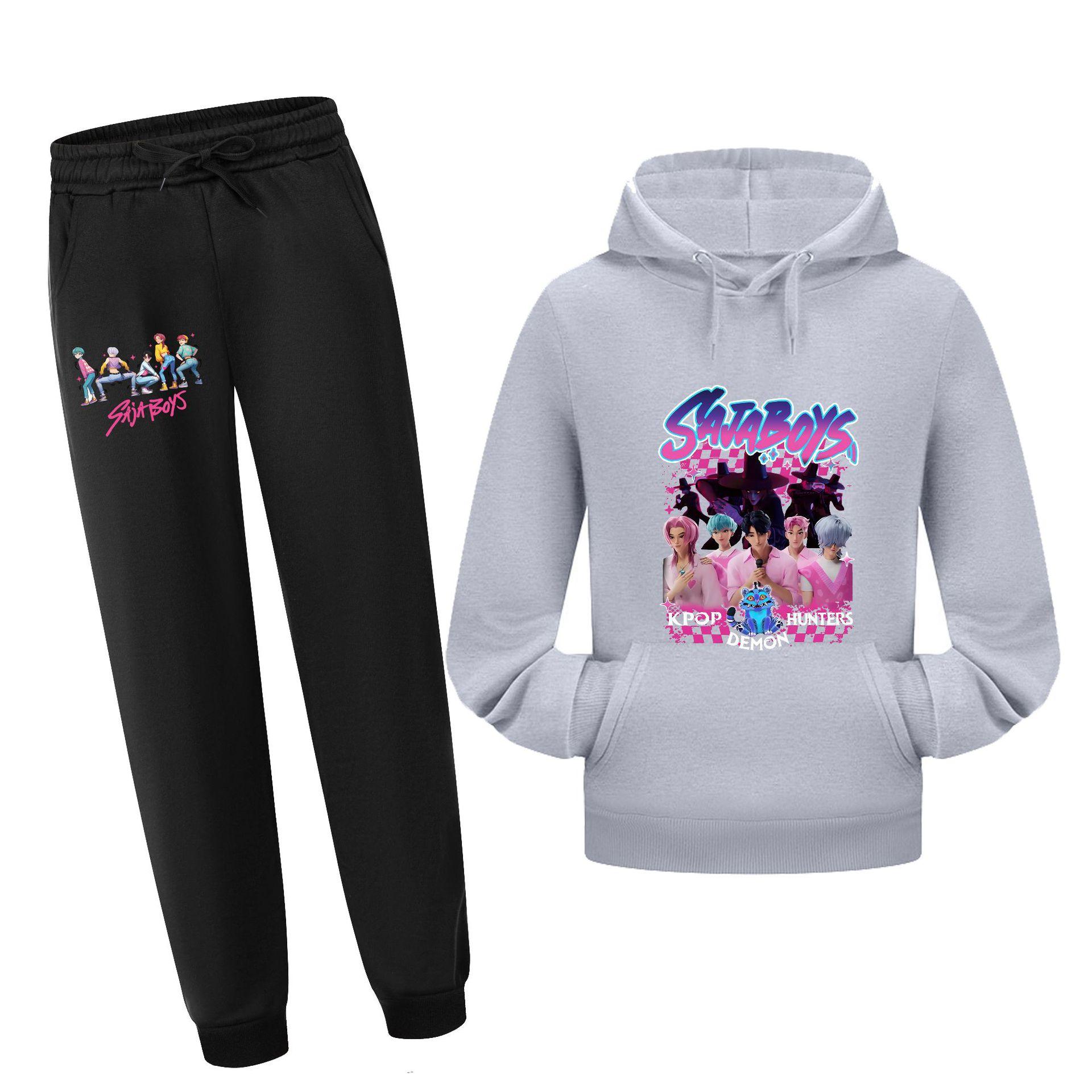 Kids Clothing Sets Kpop Witch Hunt Children s Hooded Hoodie Sports Set 110