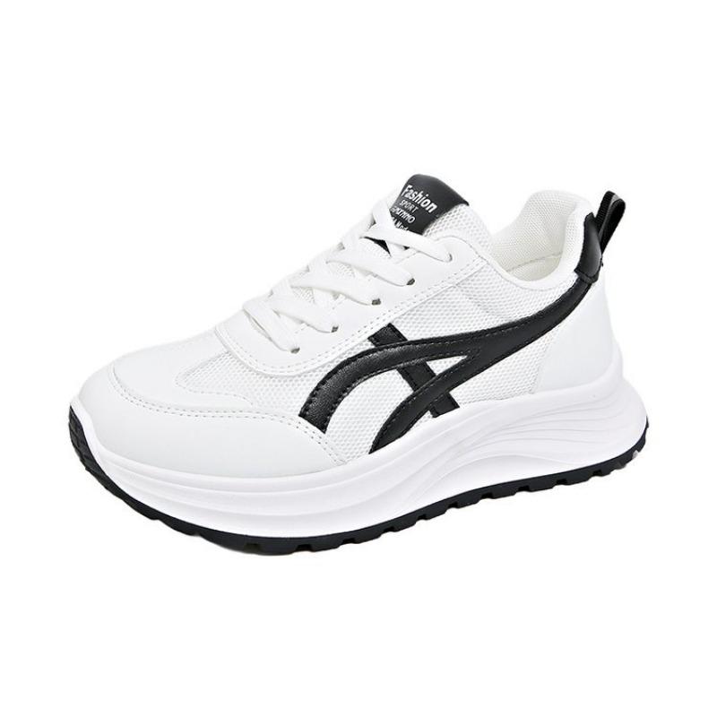 

College style platform rubber sole running shoes new retro mesh women s shoes student versatile sports shoes 35 белый