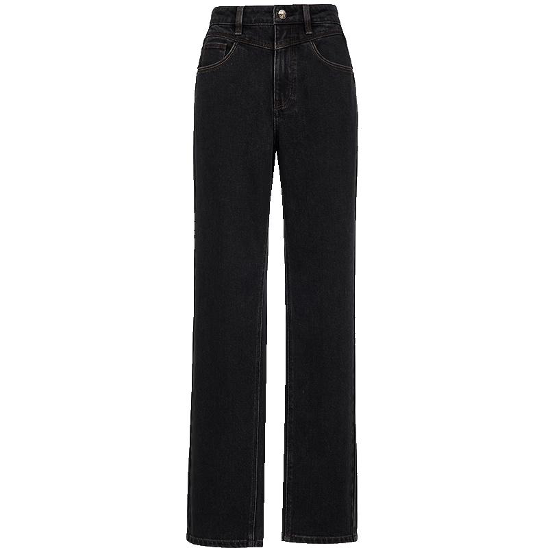 ONLY Women s High-Waist Straight Leg Jeans S