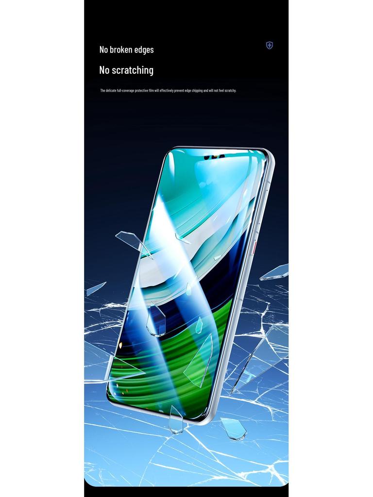 Vivo X200PRO/X100PRO/Y300PRO Böjt HD Härdat Glas Skärmskydd med Dammfri Applicering