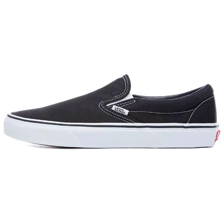 Vans Slip On Classics Lightweight Low Top Skateboard Shoes Unisex Black White VN000EYEBLK