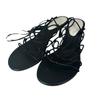 (38) Sandalias de Mujer con Cordones Negras