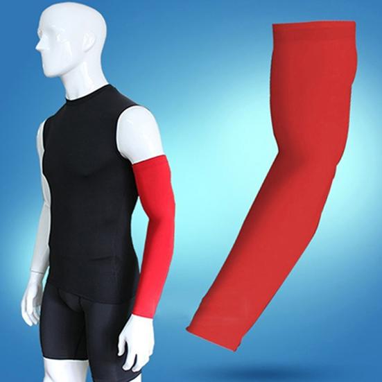 1 Pièce Manchon de Bras Confortable Élastique en Nylon Manchon de Bras de Sport d'Extérieur pour le Sport
