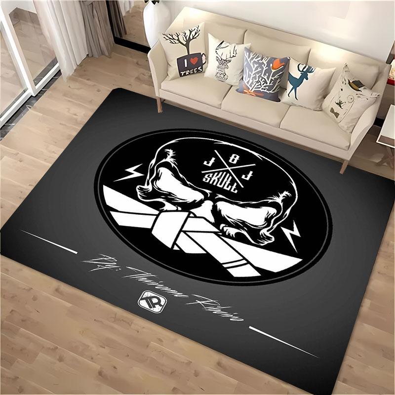 Tappeto Japanese B-Bjj Mma Guerriero di Jiu-Jitsu, Tappeto per Soggiorno Camera da Letto Divano Zerbino Decorazione, Tappetino Antiscivolo per Bambini Alfombra