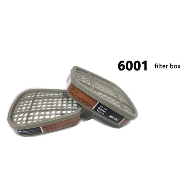 15 In 1 Suit Full Facepiece Respirator GasPainting Spraying Safety Respirator 6600  For Chemcial Laboratory Industry