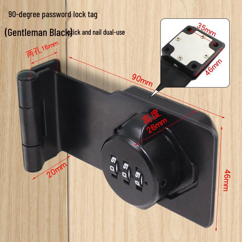 Three-Digit Multi-Purpose Mechanical Password Lock for Cabinets and Drawers