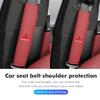 Car Safety Belt Cover Adjustable Shoulder Strap Protector Pad For Mitsubishi Outlander Lancer L200 ASX Pajero Grandis Eclipse