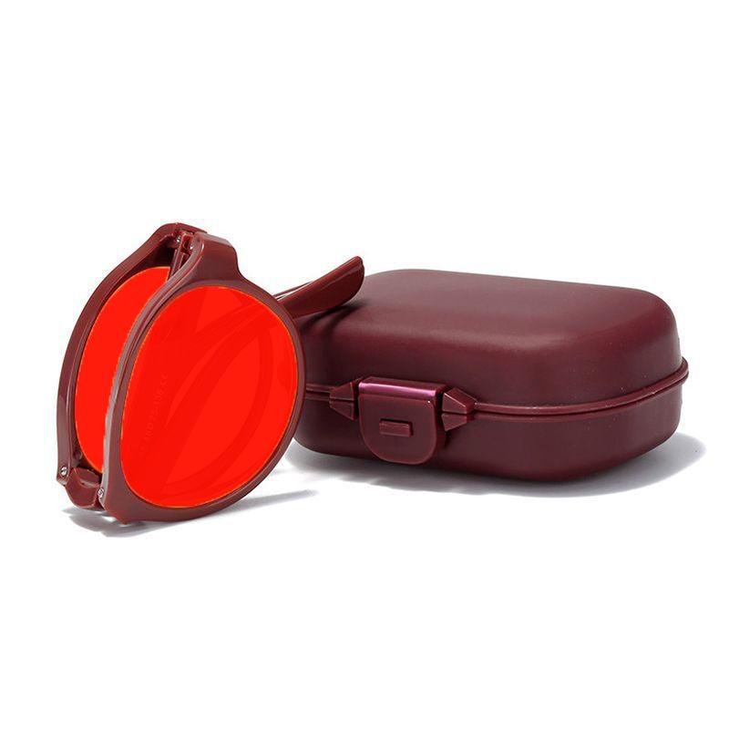 Portable Folding Night Vision Anti Blue Light Glasses for Men and Women Mobile Phones Computers Competitive Games Eye Protection