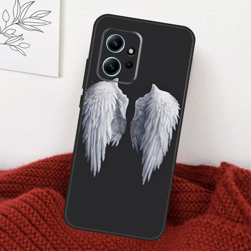 Wings Angel Devil Case For Xiaomi Redmi Note 14 10 11 12 13 15 Pro Plus Cover For Redmi 15 15C 13C 12C 10C 14C