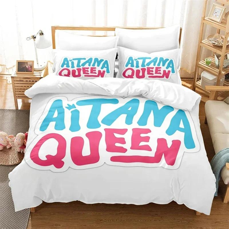 Set Copripiumino Cantante Spagnola A-Aitana Copripiumino Cantante Matrimoniale Singolo Matrimoniale Queen King Adulti Bambini Biancheria da Letto Piumino