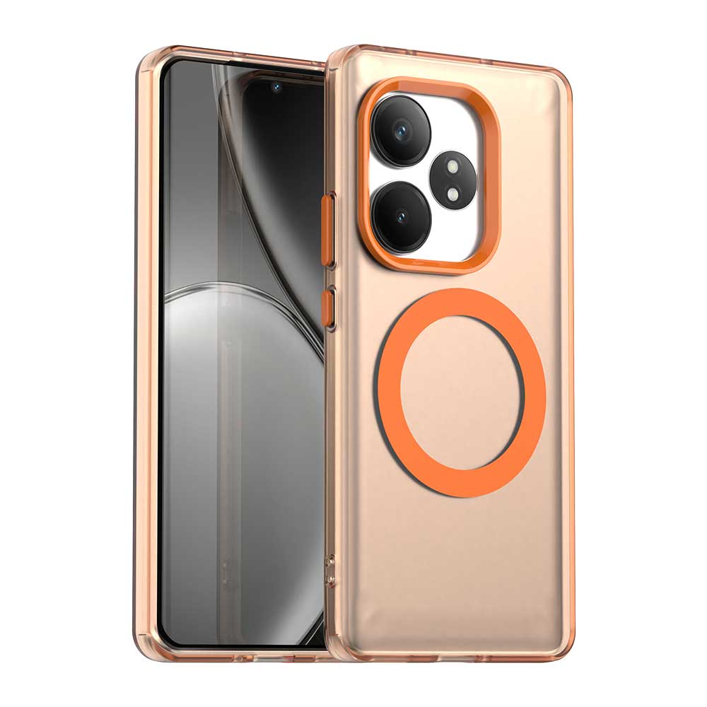 Dla OPPO Realme GT 6 6T Slim Odporny na upadki Wstrząsoodporny Odporny na odciski palców Magnetyczny Matowy Pokrowiec na telefon