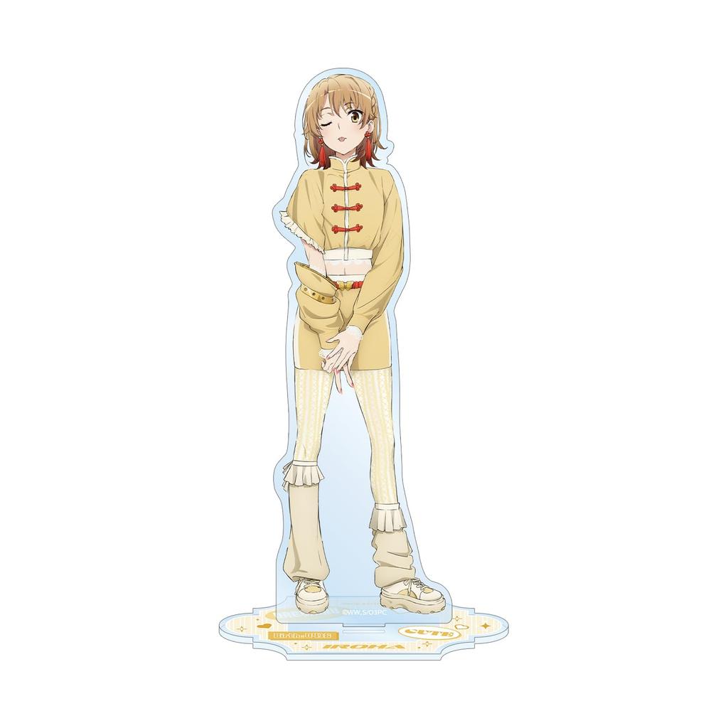 My Teen Romantic Comedy Complete Original Illustration of Iroha Isshiki In Cute Casual Clothes Big Acrylic Stand SNAFU - Ver.