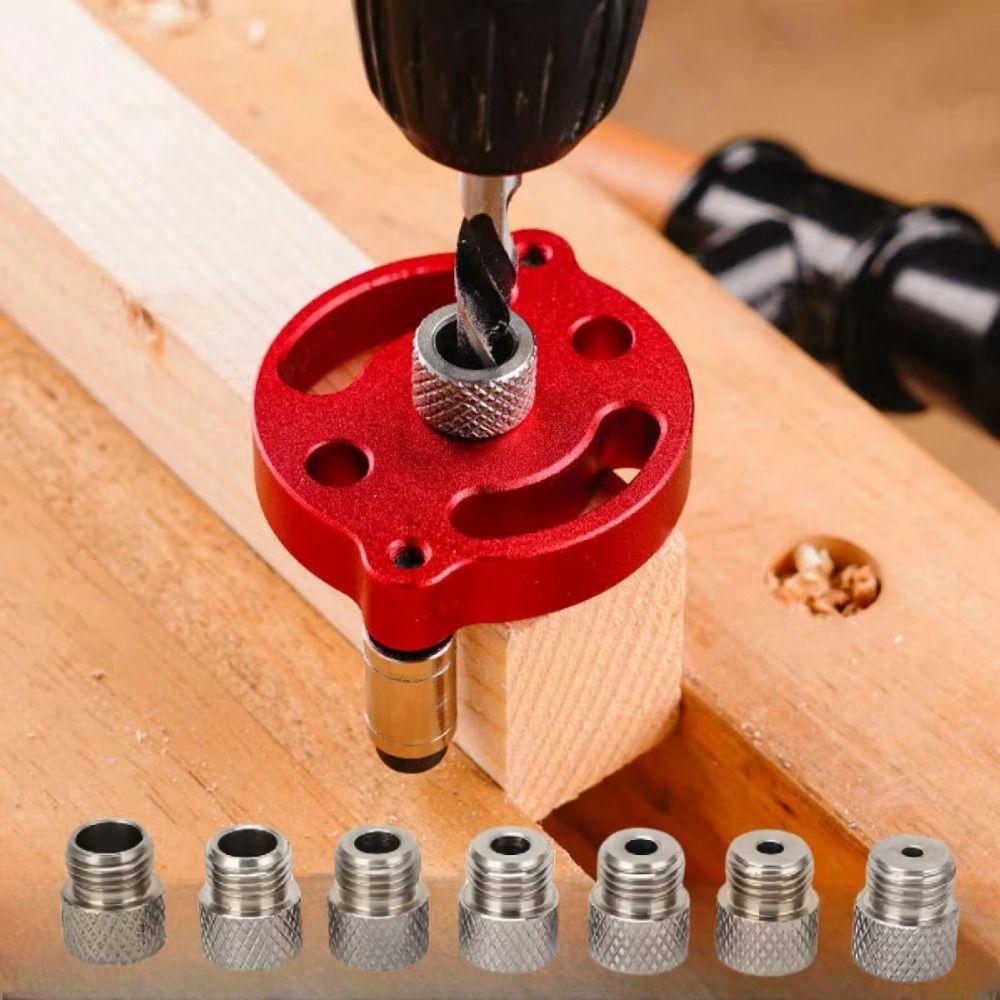 Professional Self Center Dowel Jig Straight Holes Self-Centering Dowel Jig Woodworking Joints