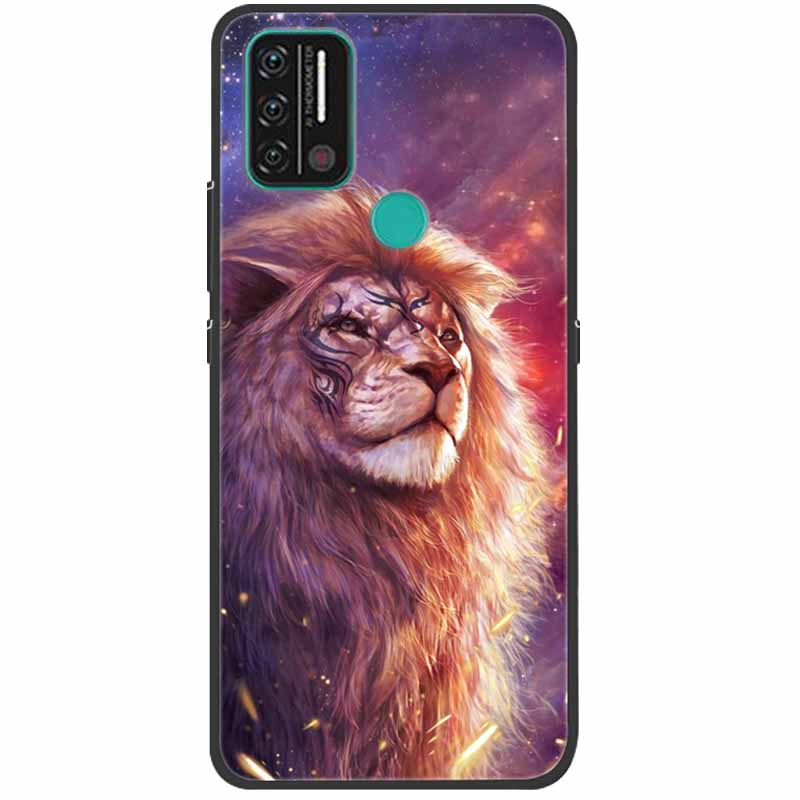 Weiche bedruckte Hülle für Umidigi A9 Pro Hülle Silikon Schutzhülle Schwarze Hüllen für Umidigi A7 Pro Niedliche Katze A9Pro A 9 A7Pro