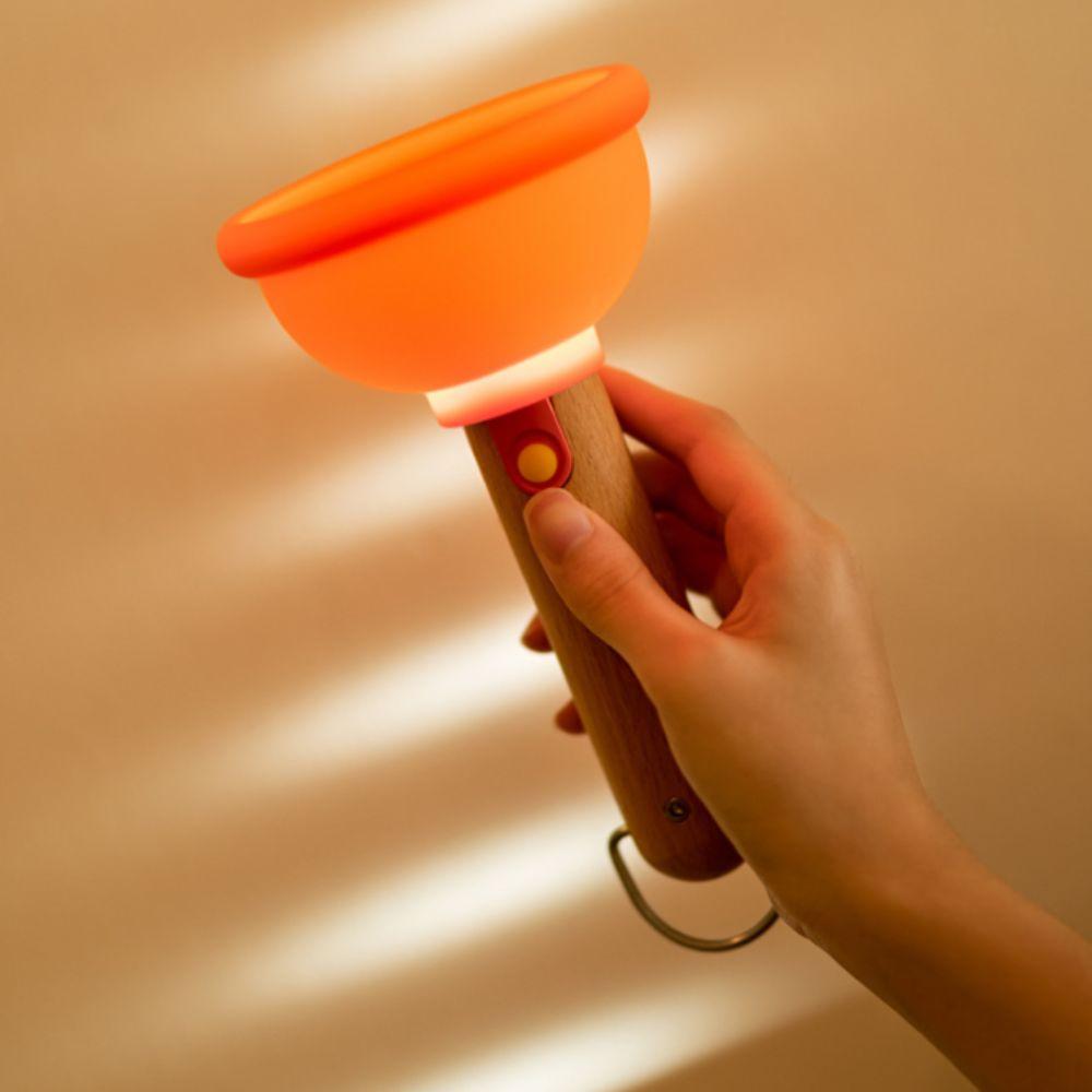 USB Rechargeable Mini Night Light Waterproof Design Creative Night Light  Bedside Lighting