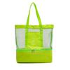 Thermal ulation Cooler Bag Clothes Cosmetic Organizer Waterproof  Food Drink Storage Bags Double Layed Mesh Tote Beach Bag