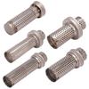 Tubo di Scarico in Acciaio Inossidabile Adattamento Universale Tubo di Scarico per Moto Riduzione del Rumore DB Insert per Moto Scooter