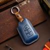 Genuine Leather Key Bag for Dongfeng Fengshen: Men's Car Key Protection Cover