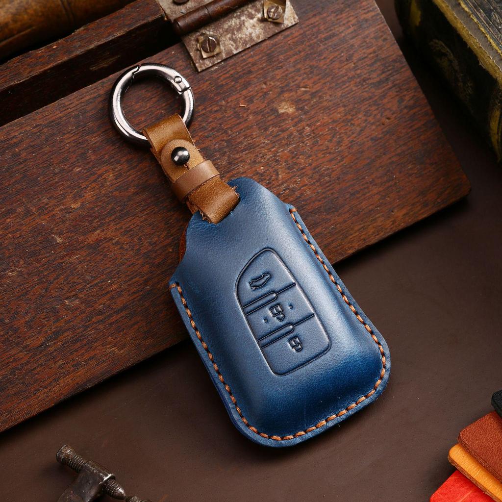 Genuine Leather Key Bag for Dongfeng Fengshen: Men's Car Key Protection Cover