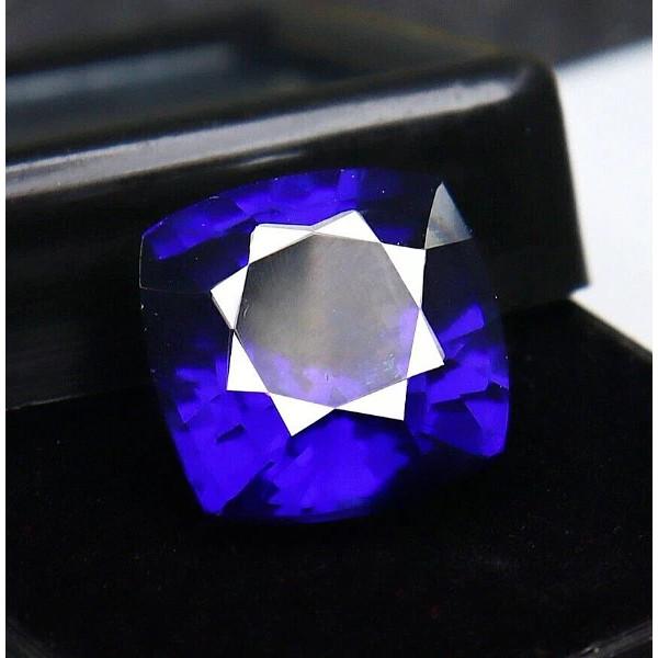 Fabulous Blue Sapphire Natural Cushion Cut 10+ Ct Certified Loose Gemstone