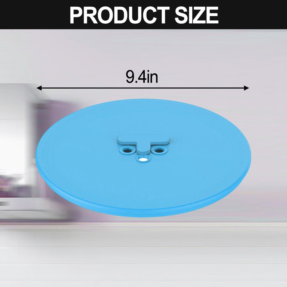 25cm Doublures de Bol en Silicone Mélangeurs Résistantes à la Chaleur Qualité Alimentaire Couvercles de Verrouillage Bol en Silicone Pour Mélangeurs sur Socle à Tête Inclinable 4.5 Qt