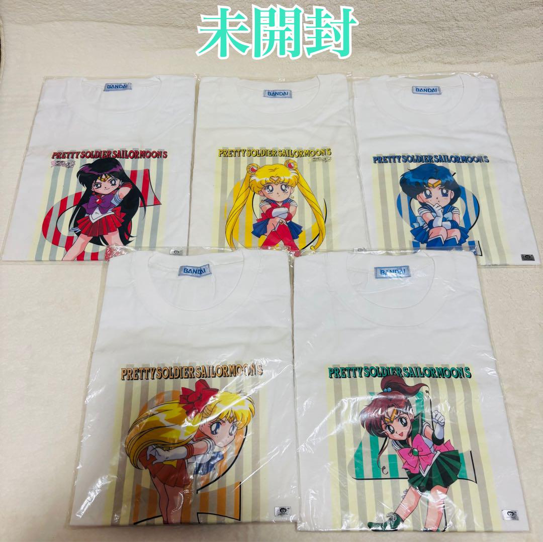 

[USED] Bandai Pretty Guardian Sailor Moon T-shirts (5 types) Anime Rare