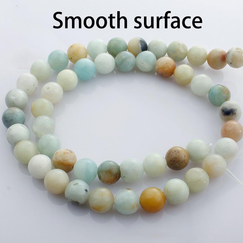 

4, 6, 8, 10, 12 мм, матовые амазонитовые круглые бусины из натурального камня, бусины-разделители для изготовления ювелирных изделий, ожерелья, браслеты 6mm X 62Pcs
