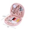 Cute For Travel Household Buttons Scissor Sewing Box Sewing Kit Needle Threads Box Handwork Tool
