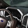 3x Dashboard trument Strips Decor Cover for Ford F150 2015- Oxford White