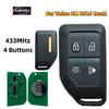 XJMYNB Aftermarket 4Buttons 433MHz Smart Remote Control Car Key Fob For Volvo FM FH16 Truck