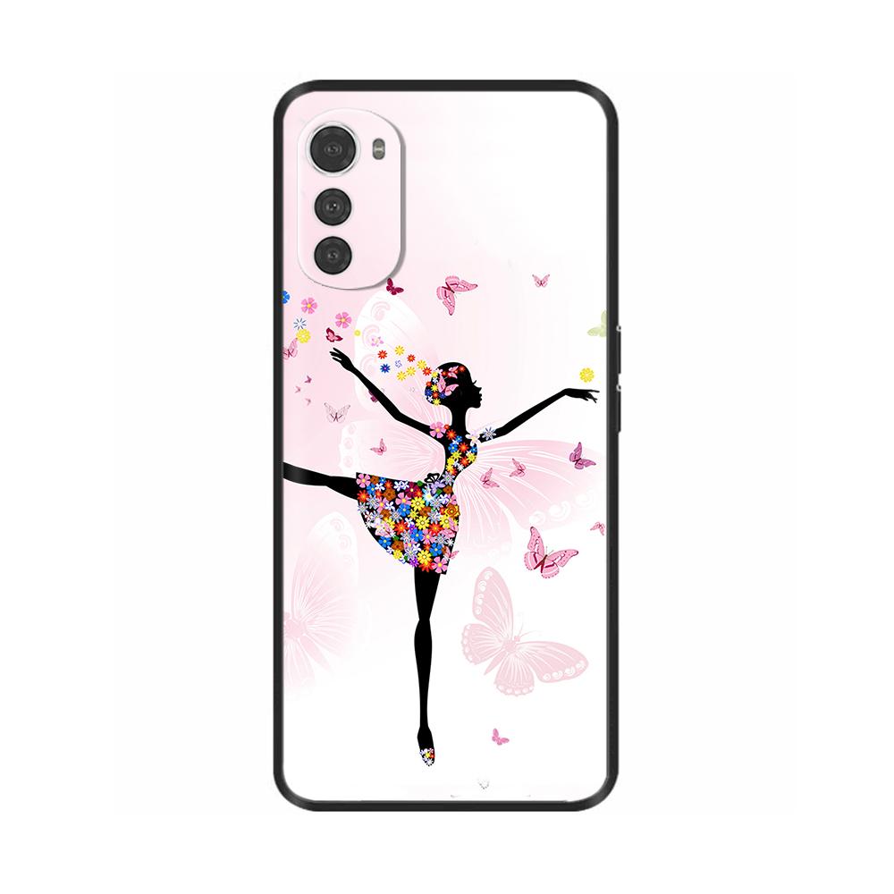 For Motorola Moto E32 Case Silicone Fashion Painted Soft Phone Case for Motorola Moto E32S Cover MotoE32S E 32 Bumper Fundas