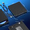 External Blu Ray Drive with 4 USB Ports and TF/SD Card Slot,USB 3.0/Type-C Blu Ray Burner Portable BD DVD CD Player for Laptop