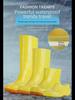 Tendon Sole Unisex White Waterproof Non-Slip Rubber Hygiene Boots for Medium and High Food Safety and Farm Work.