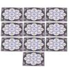 20PCS Self Adhesive Tile Diagonal Sticker Waterproof Tile Floor Wall Stickers Floor Decals