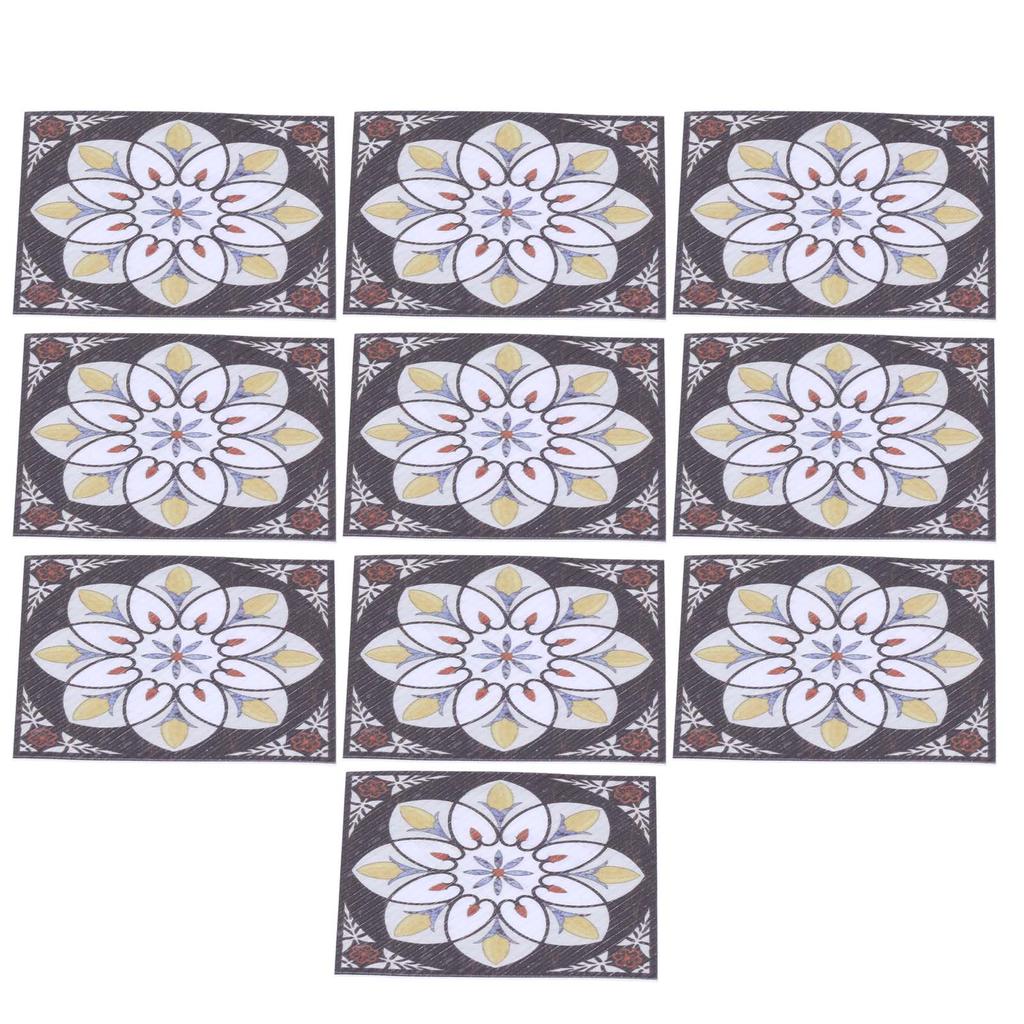 20PCS Self Adhesive Tile Diagonal Sticker Waterproof Tile Floor Wall Stickers Floor Decals